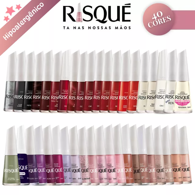 Risqué Kit 40 Esmaltes Sortidos
