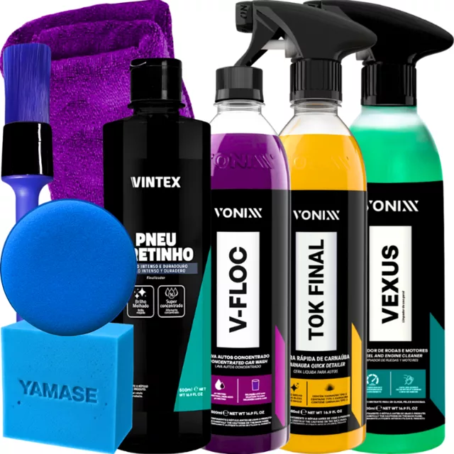 Kit Shampoo V-Floc, Cera e Tok Final Vonixx