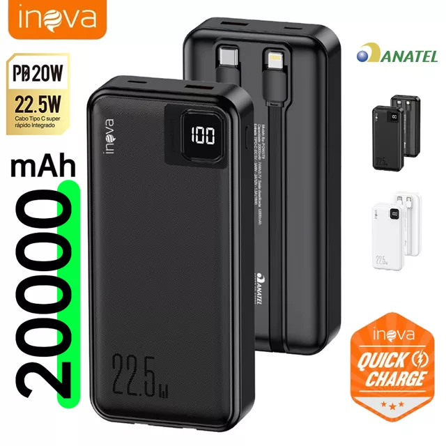 Power Bank Inova 20.000 mAh