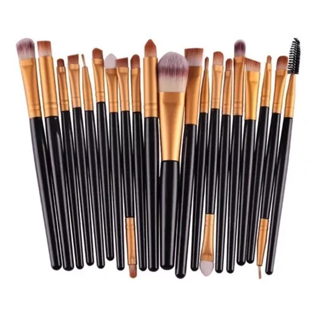 Kit 20 Pincéis de Maquiagem