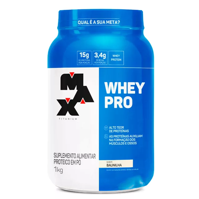 Whey Protein Titanium Pro com BCAA 1 kg