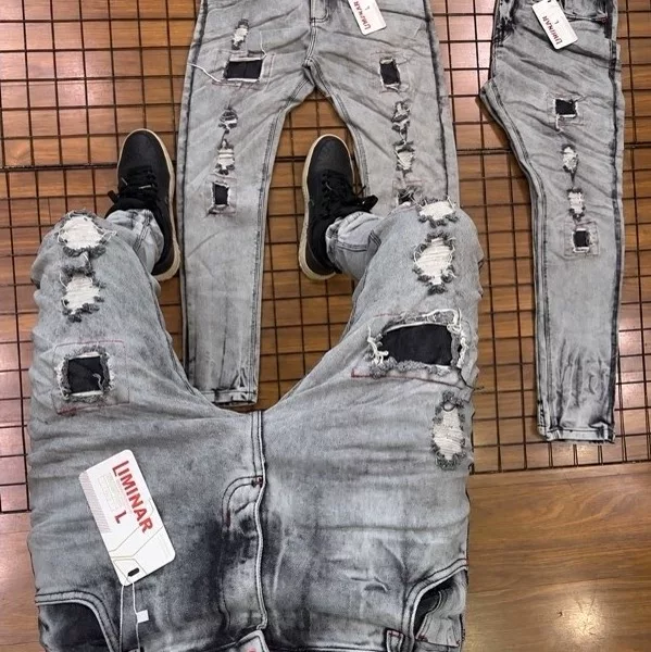 Calça Jeans Masculina Estilo Jogador