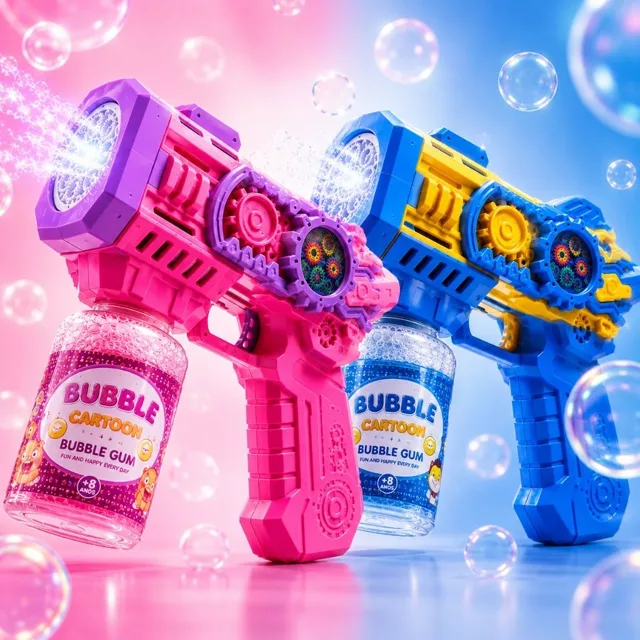 Lança Bolhas de Sabão Automático