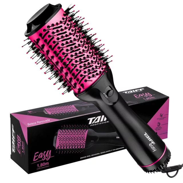 Escova Secadora Modeladora Taiff Oval Easy Pink