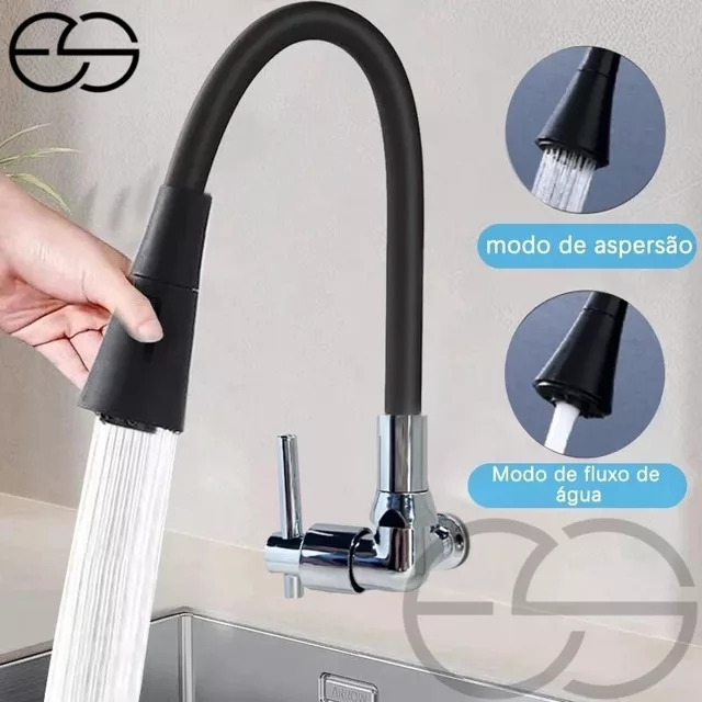 Torneira Gourmet Flexível de Parede