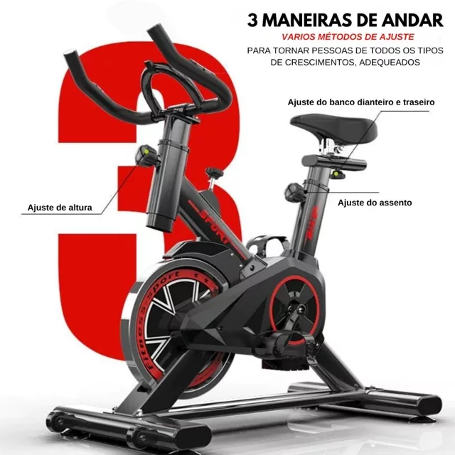 Bicicleta Ergométrica Spinning Profissional