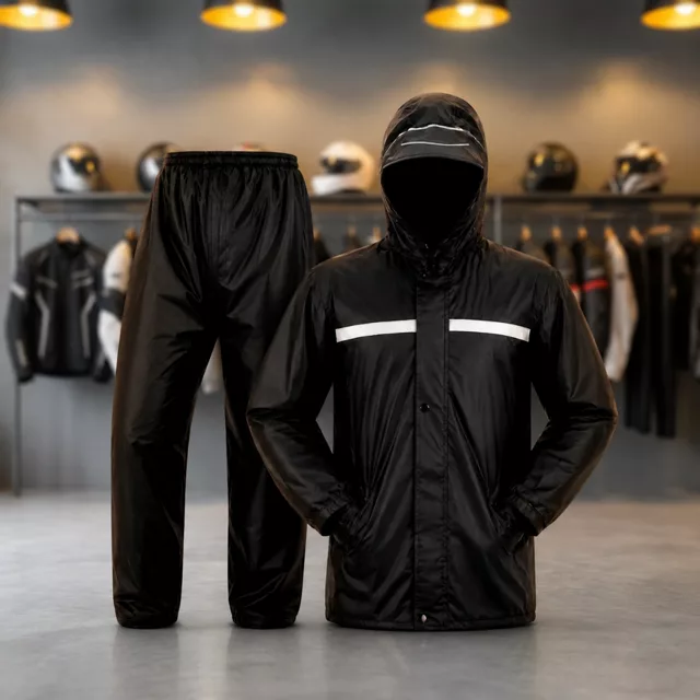 Capa de Chuva Impermeável Reforçada para Motoqueiro