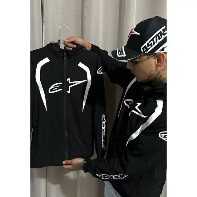 Jaqueta Corta-Vento Masculina Motociclista