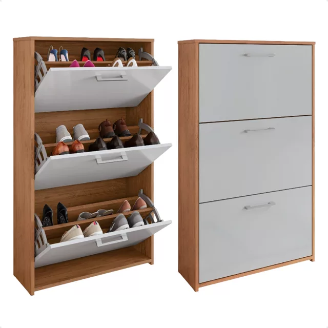 Sapateira Vertical com Portas Basculantes