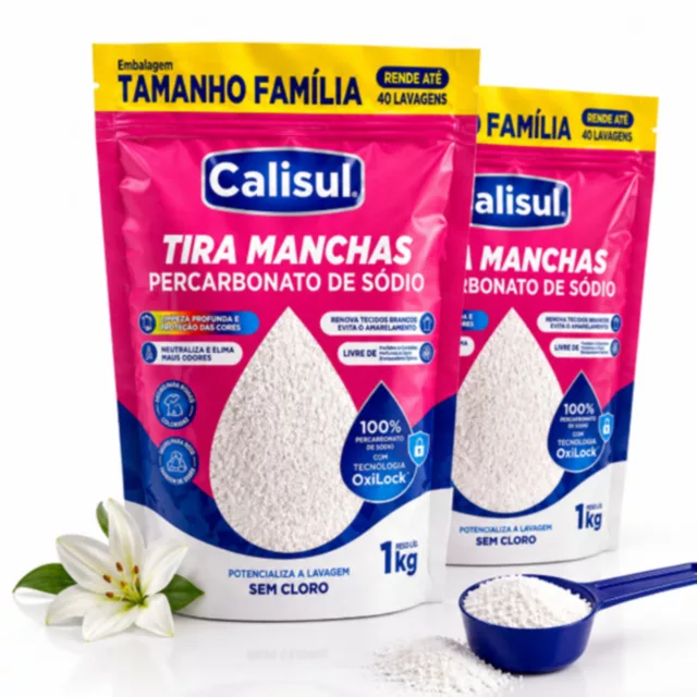 Alvejante Percarbonato de Sódio 99% Calisul